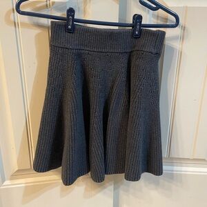 GAP Charcoal Knit Skater Skirt